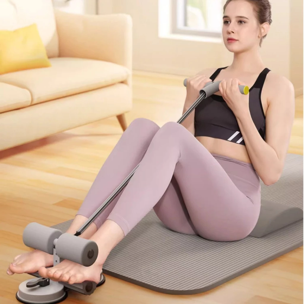 Equipamento para treino abdominal, equipamento universal para exercícios abdominais com ventosas